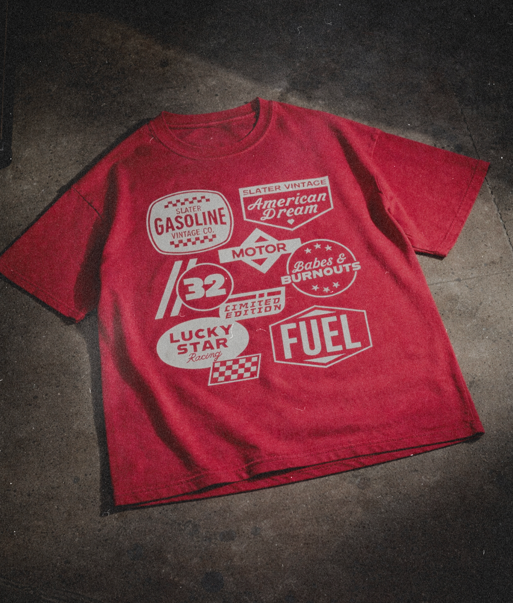 LIMITED EDITION: Lucky Star Acid Wash Tee x Strawberry