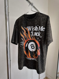 Wish Me Luck Distressed Tee