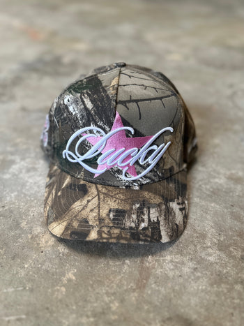 Lucky Girl Camo Hat