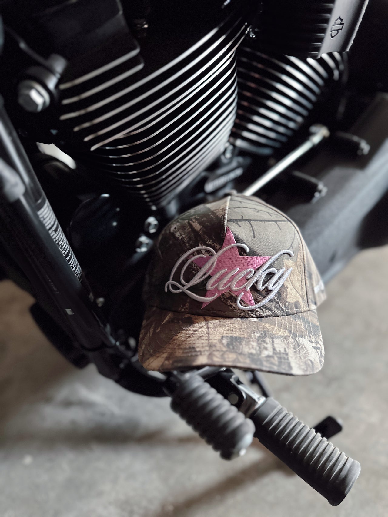 Lucky Girl Camo Hat