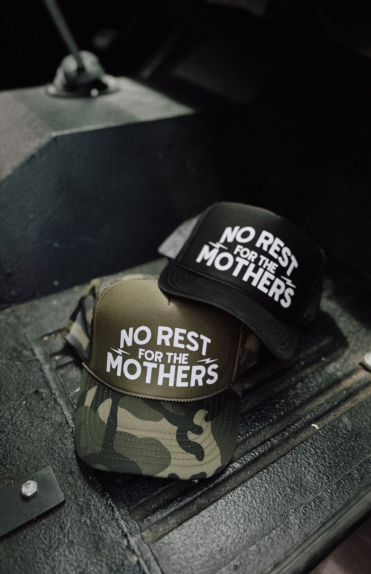 No Rest For The Mothers Trucker Hat