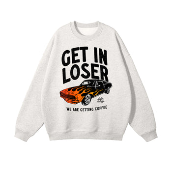Get In Loser Heather Crewneck Sweatshirt
