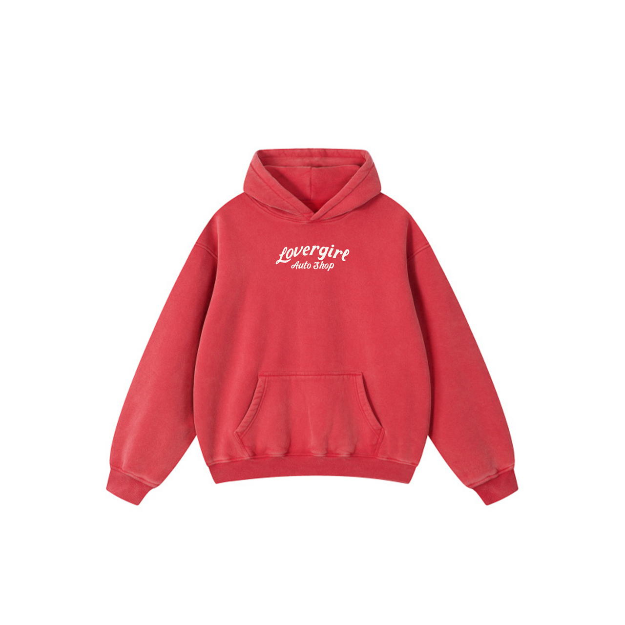 LIMITED EDITION: Lovergirl Heavyweight Sunfaded Hoodie Sweatshirt x Strawberry