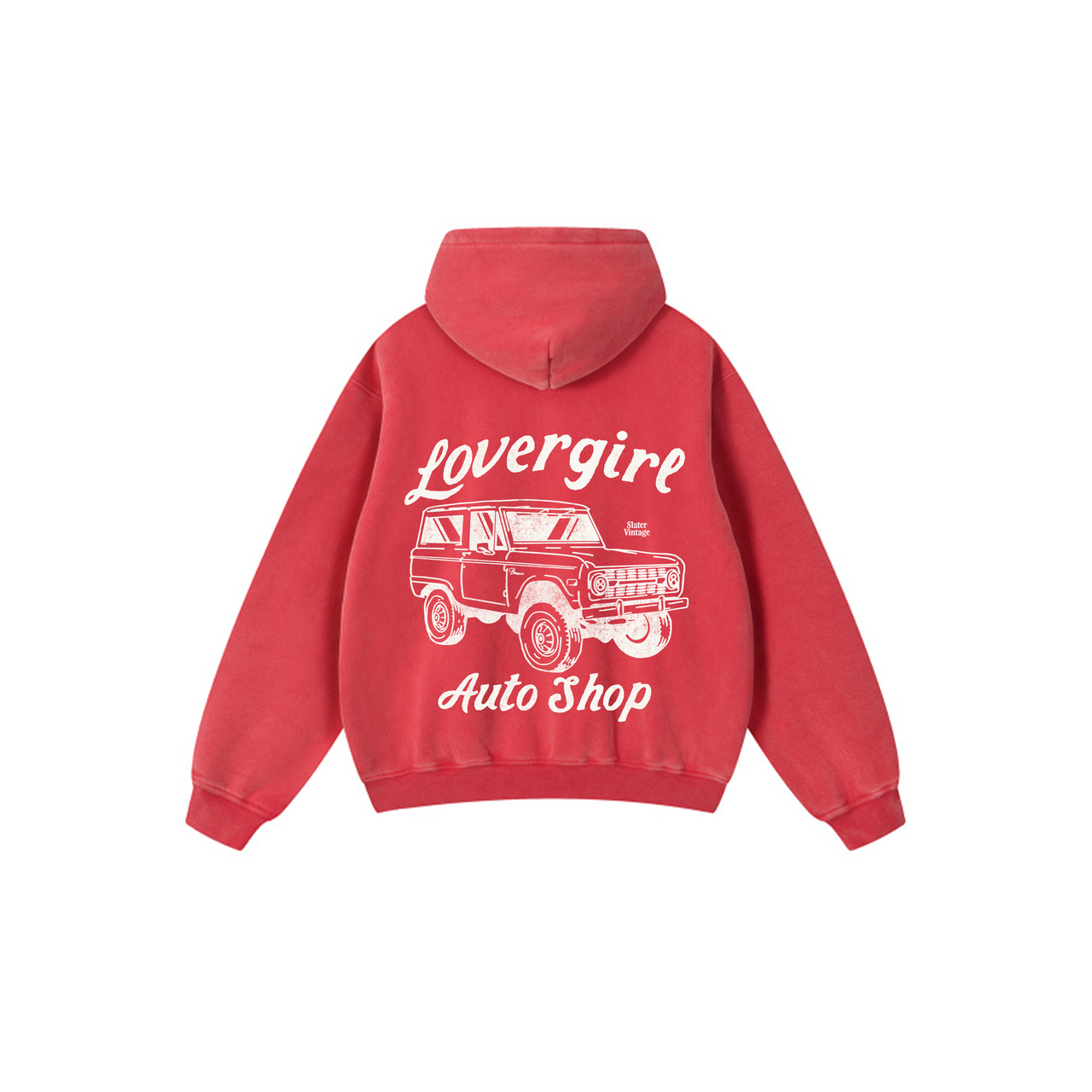LIMITED EDITION: Lovergirl Heavyweight Sunfaded Hoodie Sweatshirt x Strawberry