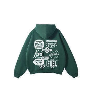 LIMITED EDITION: Lucky Star Hoodie Sweatshirt x Spruce Green